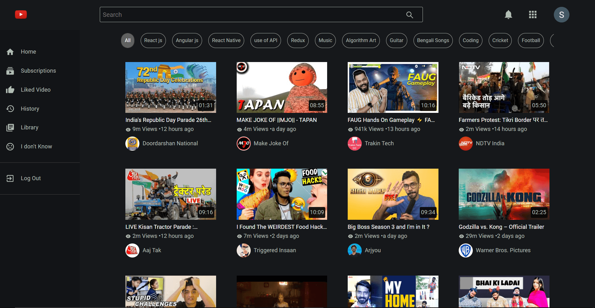 YouTube-Clone